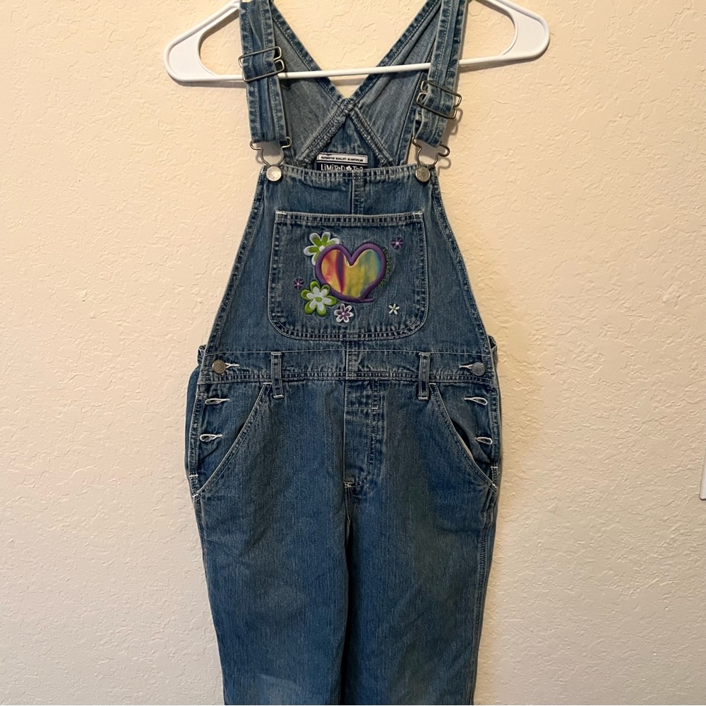 VTG Y2K Denim Overalls Size 10 Jumpsuit Nostalgia